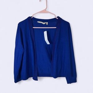 Soft Surroundings Natalia Cardi Sweater Women’s Medium Sapphire Blue NWT